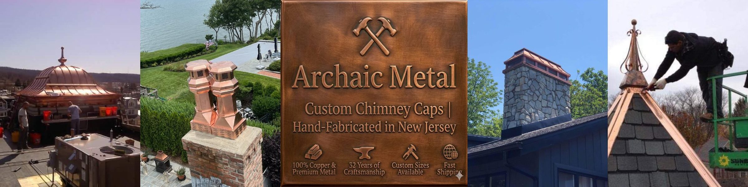 Custom chimney caps hand-fabricated in New Jersey – Archaic 