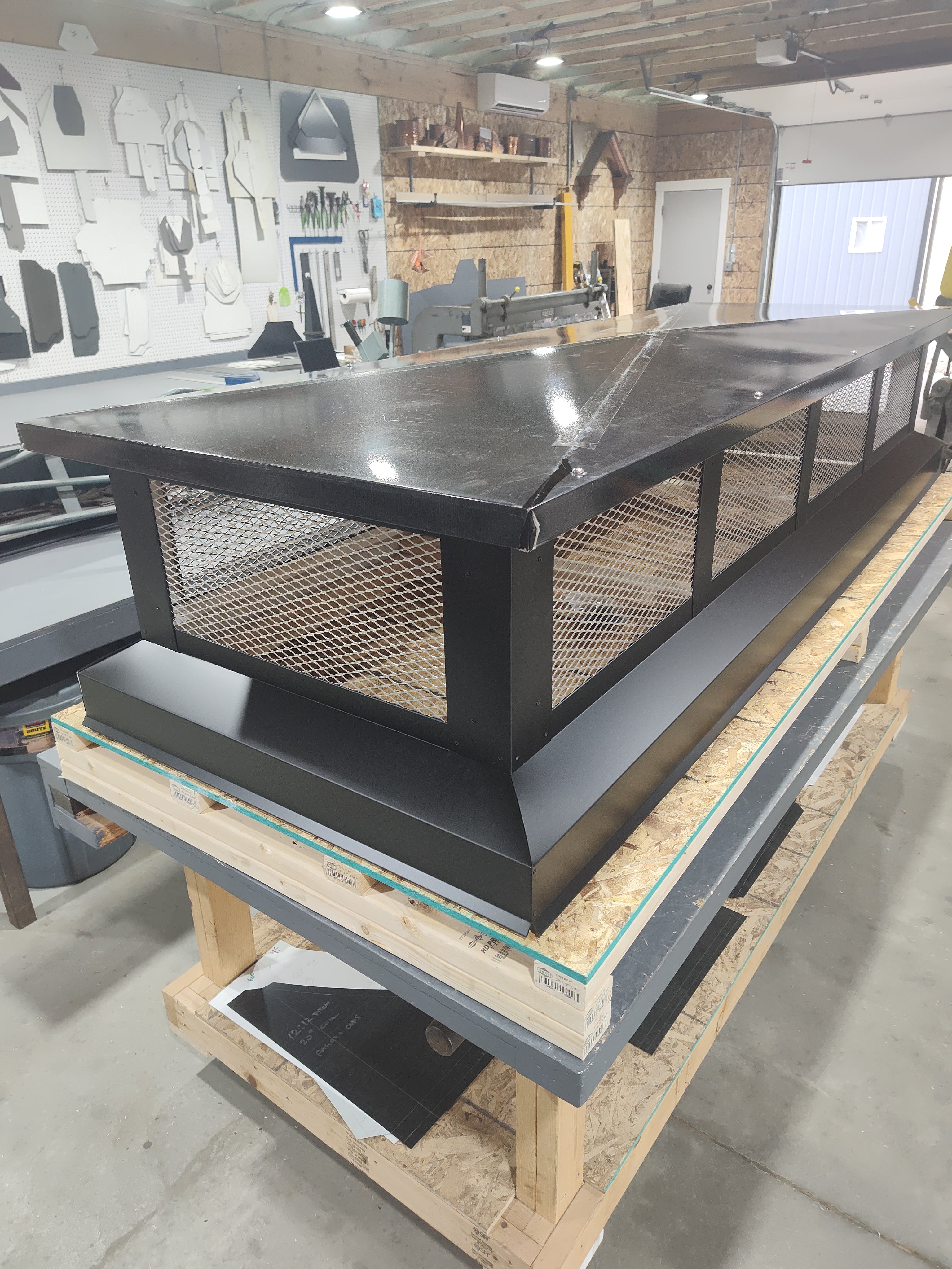 Multi-Flue Chimney Cap — Kynar & Galvalume | Custom Sizes 15