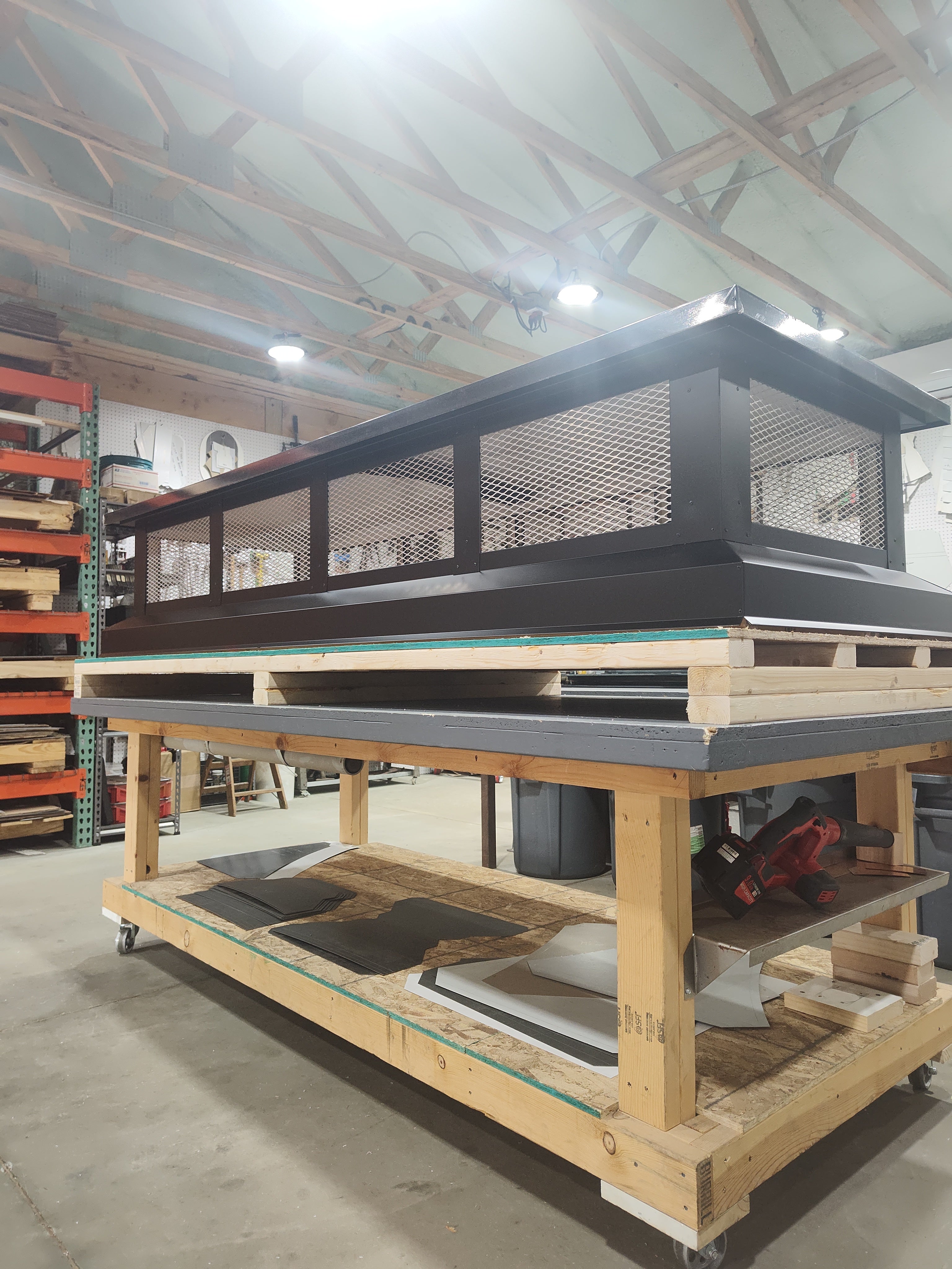 Multi-Flue Chimney Cap — Kynar & Galvalume | Custom Sizes 15